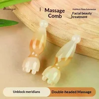 Smooth Face Massage Tool Resin Gua Sha Face Skin Care Massage Stick Lotus Seedpod Shape Massager Facial Physiotherapy Tool - Image 5