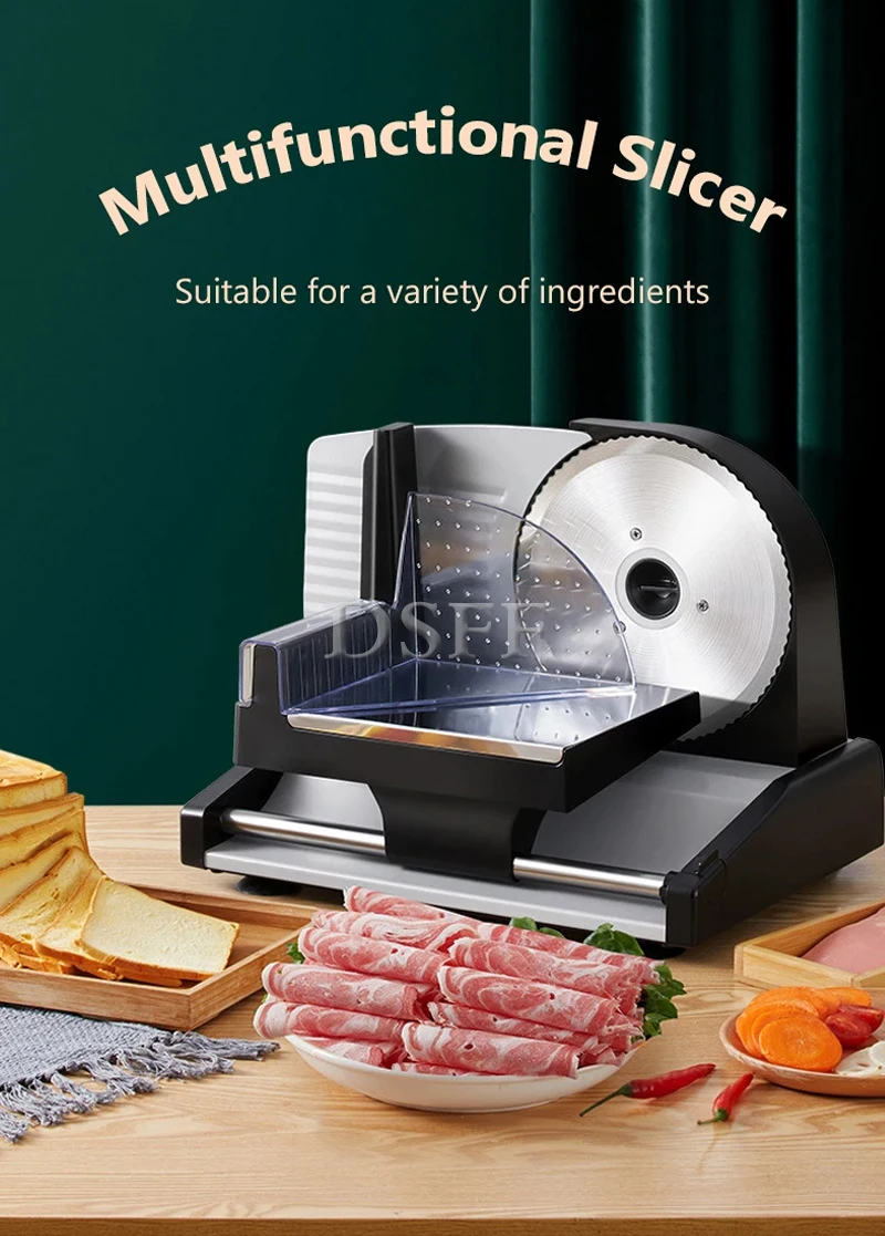 Description Picture 3 of itemRestaurant Commercial Meat Cutter Multifunctional Electric Household Bread, Chicken, And Potato Slicer