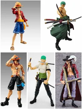 Кукла Луффи из аниме «Ван-ПИС», подвижная экшн-фигурка из ПВХ 18 см, игрушка Zoro Ace Hawkeye, фигурка аниме, игрушка для девочек, модель в подарок