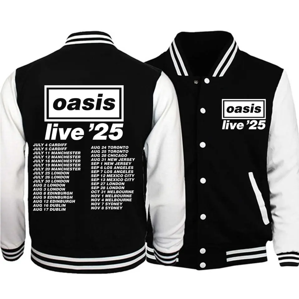 オアシス Oasis Live'25 Harrington Jacket Oasis Live 25 Merch Logo