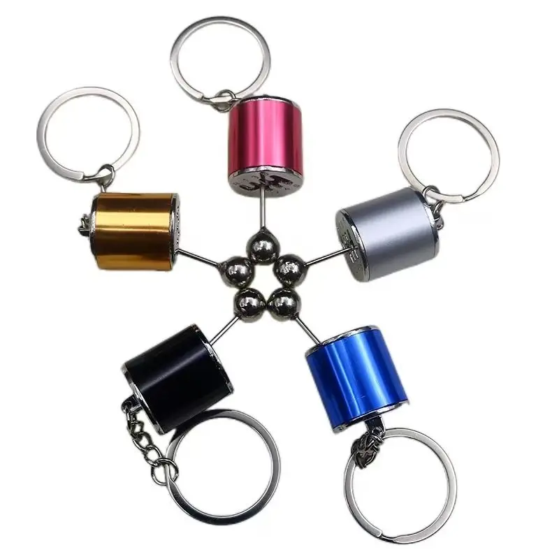 

Car Gear Box Keychain For Men Women Imitation 6 Speed Manual Car Styling Keyring Gear Knob Shift Gearbox Stick Gift Car Interior