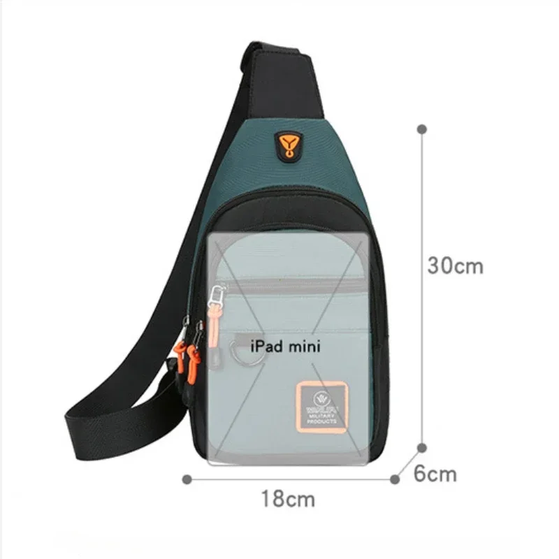 รูปสินค้า กระเป๋าถือแฟชั่นผู้ชาย Oxford น้ำหนักเบา Crossbody ทันสมัย