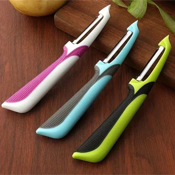 Coltello per sbucciare la cucina Strumento per sbucciare patate multifunzionale in acciaio inossidabile per uso domestico Strumento per frutta e verdura da cucina 1