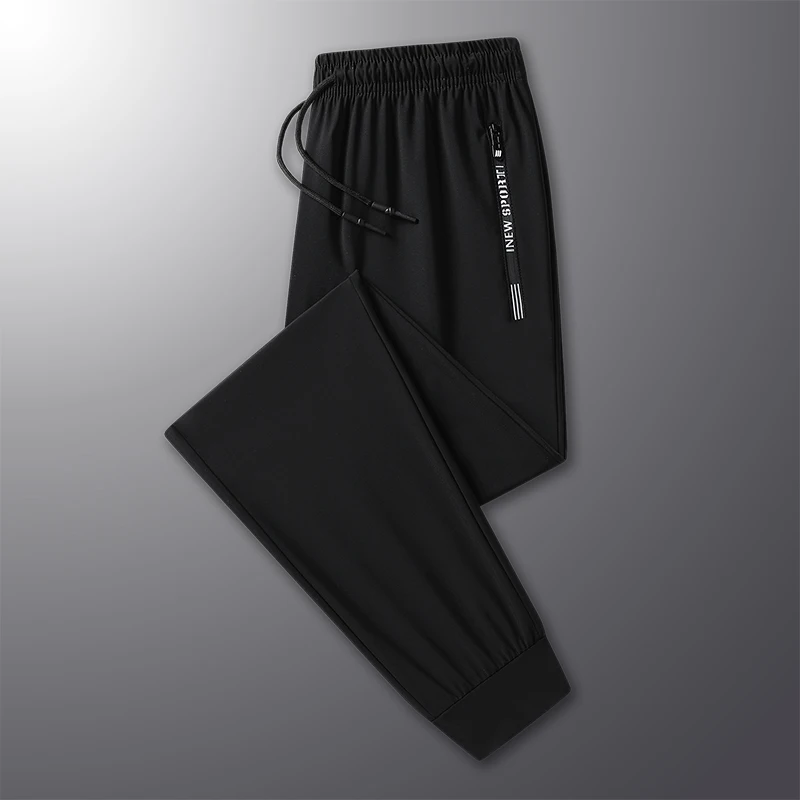 Running Pants Sport Pants Men's Ice Silk Quick Drying Summer Thin Breathable Loose Fitting Outdoor Running Sports