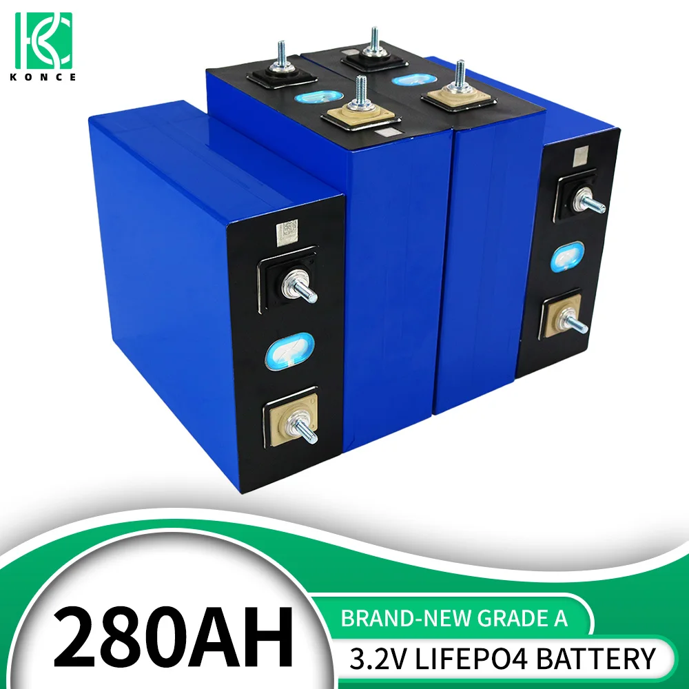 Совершенно новый аккумулятор класса А 3 2 В 280ah lifepo4 полностью сочетается DIY с шиной