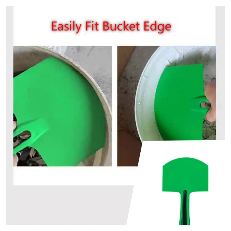 Curved Feeder Mud Plate Fan-shaped Ash Shovel Ash Knife Barrel-shaped Arc Feeding Artifact Putty Shovel plastic curved shovel blade bricklayer putty special feeder holder gray board trowel painting scraper tool paint scraper ing