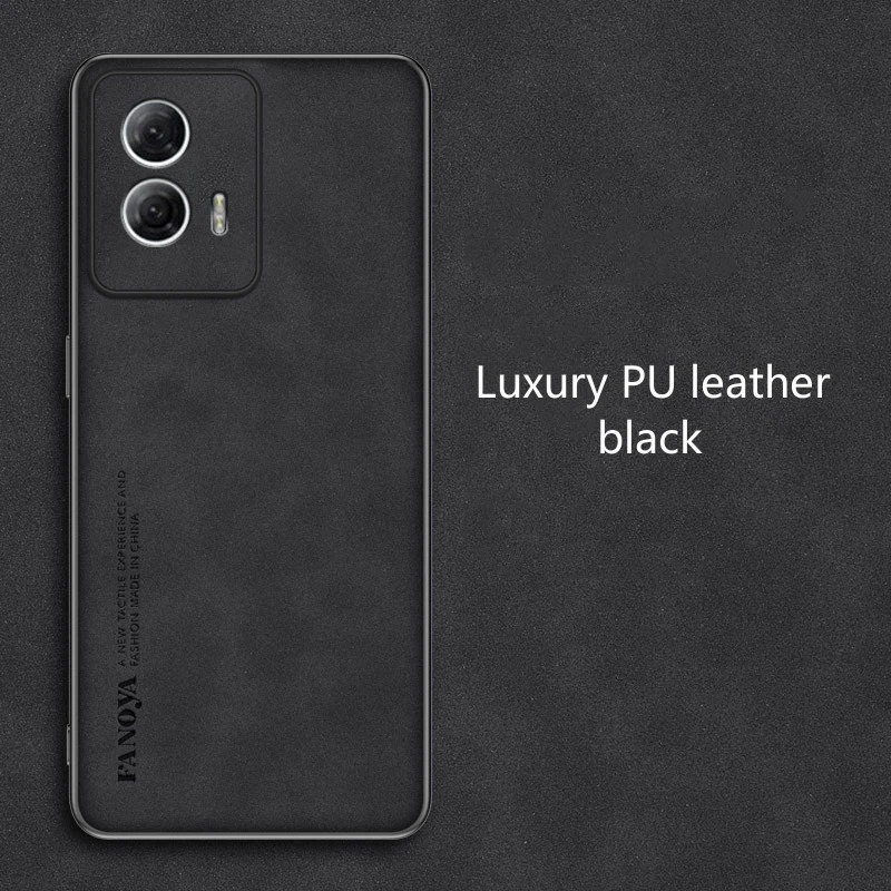 Luxurious Leather Comfort Shockproof Case for Motorola Edge 50 Fusion