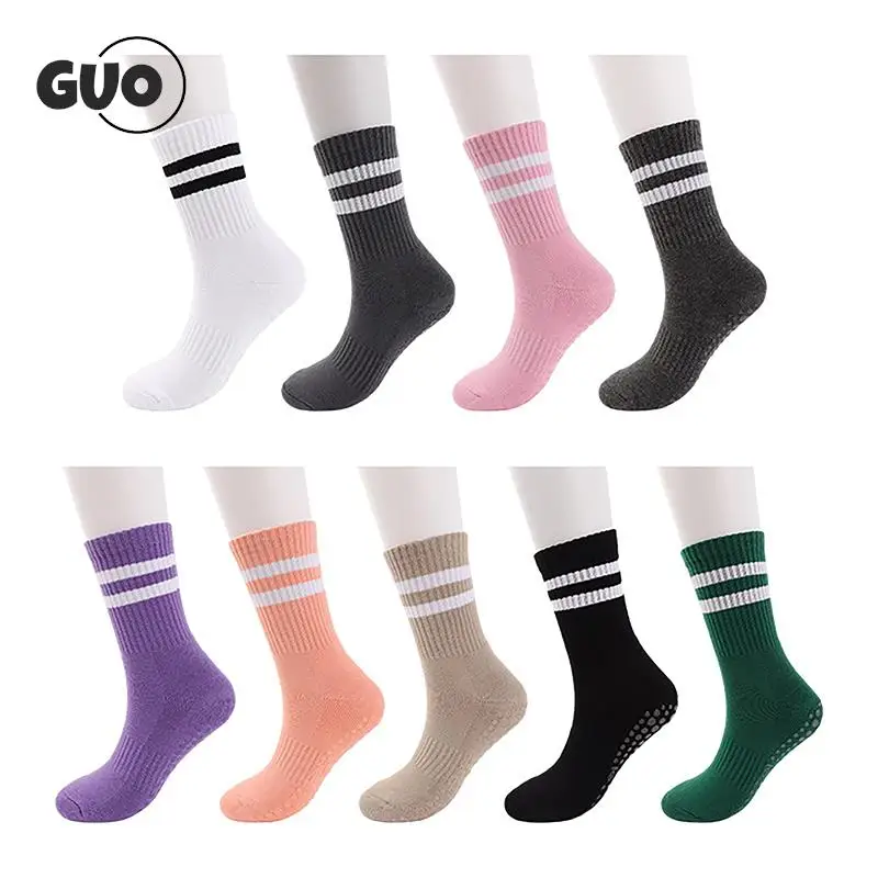 

Профессиональные осенне-зимние длинные носки для йоги параллельные носки до щиколотки женские носки с пятью пальцами Нескользящие носки с разрезом