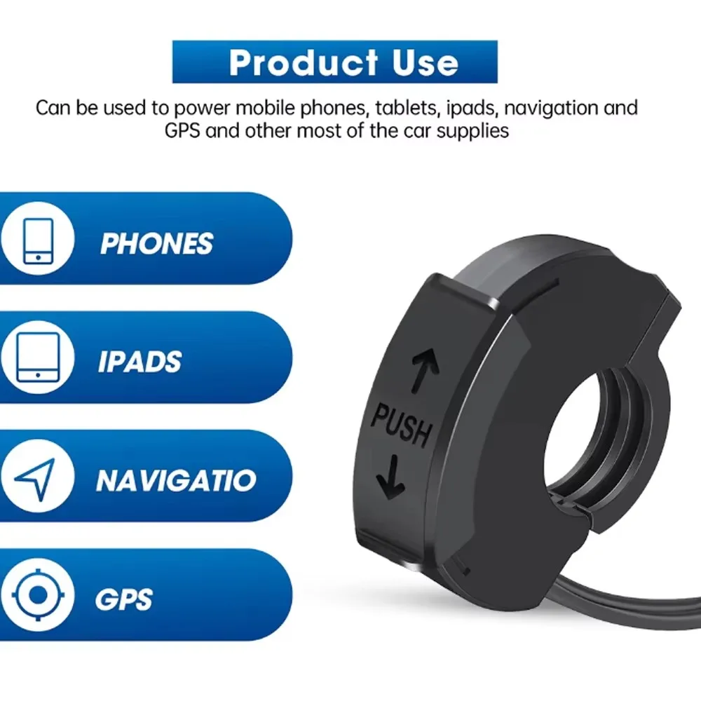 รูปสินค้า ที่ชาร์จ USB ความเร็วสูง QC3.0 สำหรับจักรยาน กันน้ำ