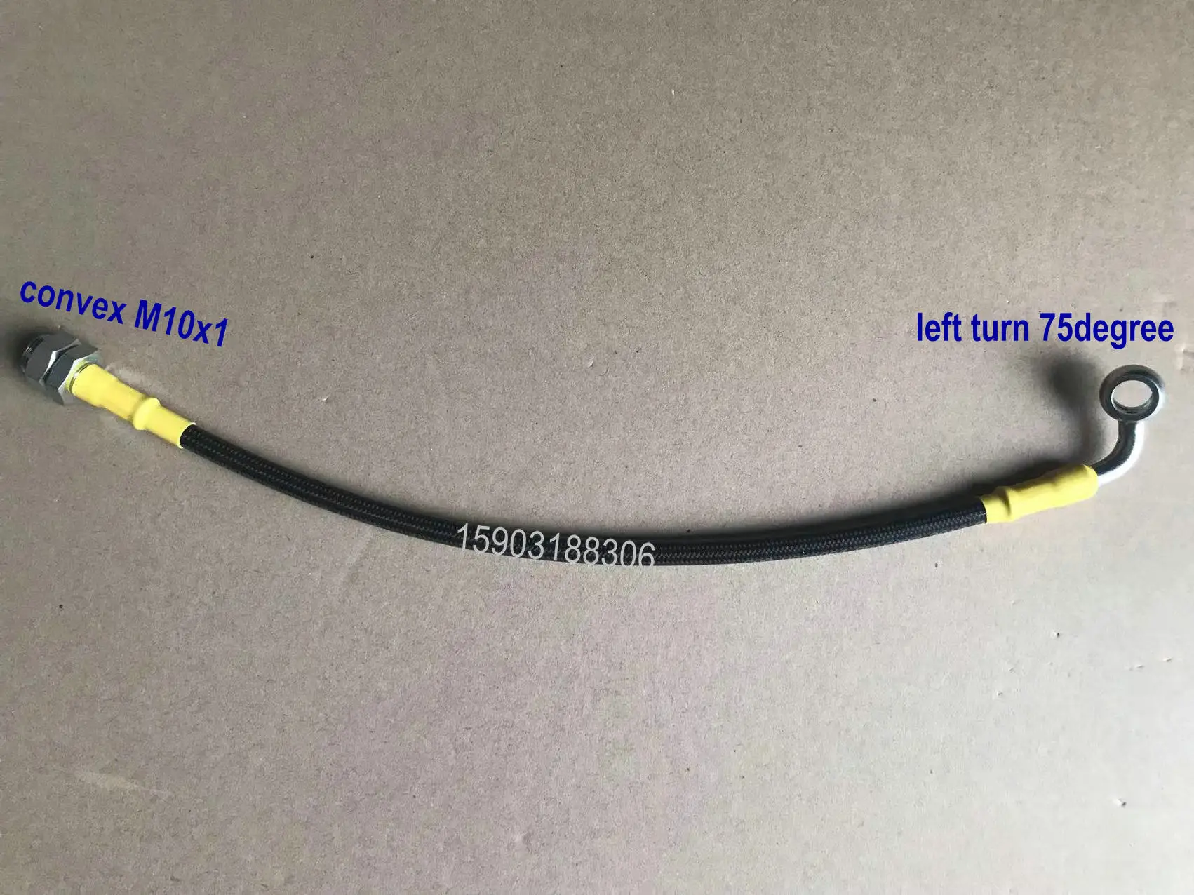 

Hydraulic Auto Brake System Stainless Steel Braided PTFE Brake Line with Brake Fittings