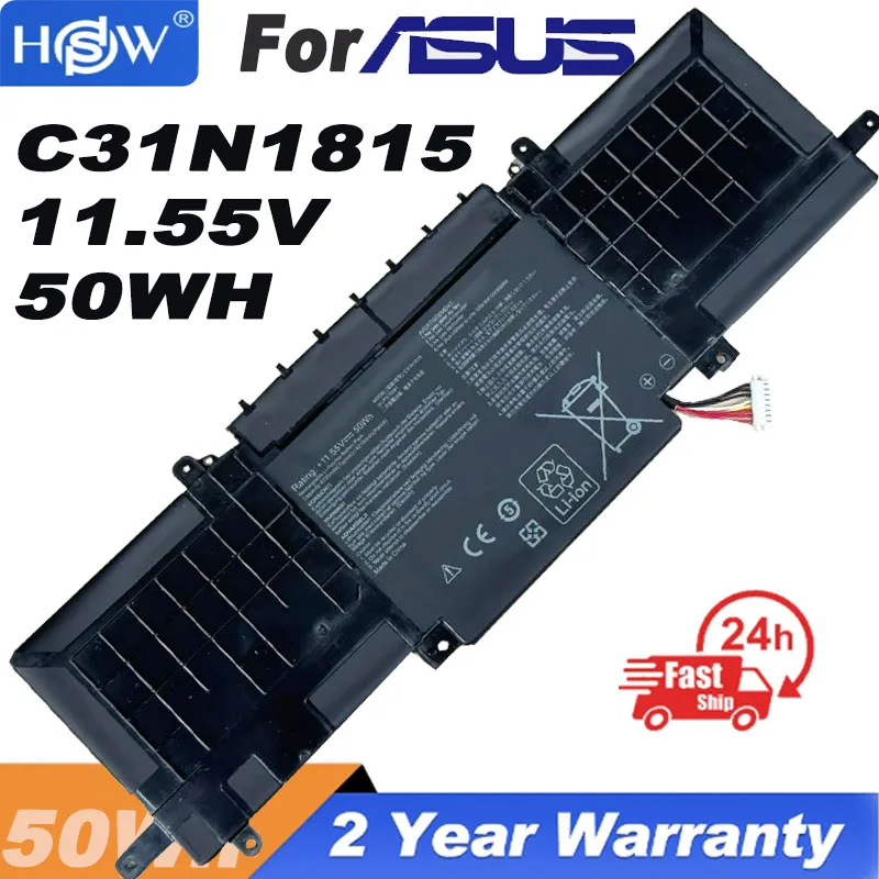 

Аккумулятор C31N1815 для ноутбука Asus ZenBook 13 U3300FN UX333FA/FN BX333FN RX333FA, 11,55 В, 50 Вт/ч, 4210 мАч