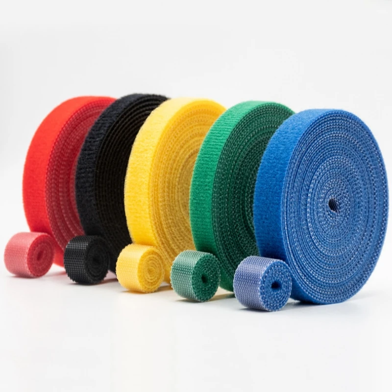 Self Adhesive Plant Nylon Cable Tie Adjustable Plants Hook Loop Support Garden Twine Bandage Reusable Fastener Tape Strips