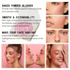 Pearlescent Shimmer Blush Powder, Single-color Blush, Fine Powder, Improves Skin Tone, Blush Without Flying Powder 6