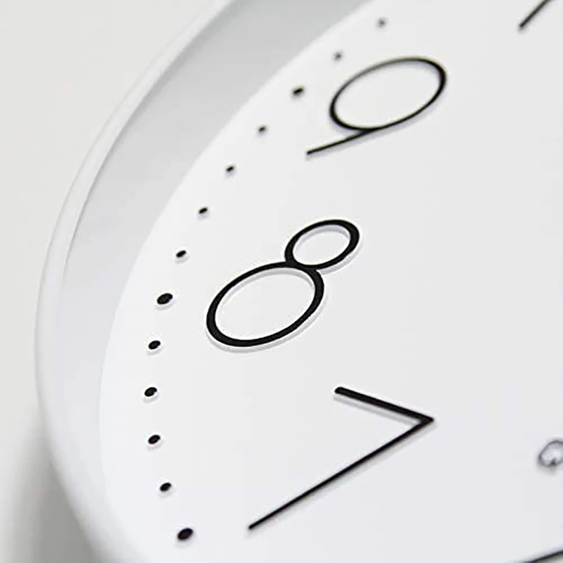 Modern Wall Clock 10 Inch Silent Non-Ticking Decorative Battery Operated Quartz Clock For Living Room Home Office 5