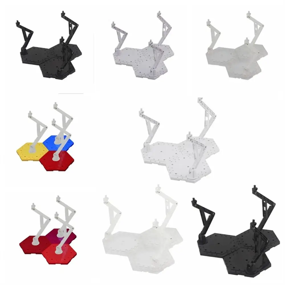 3 in 1 Action Base Stand Robot Figure Doll Holder Model Dolls Base 5 Colors Easy Assembly Figure Display Support