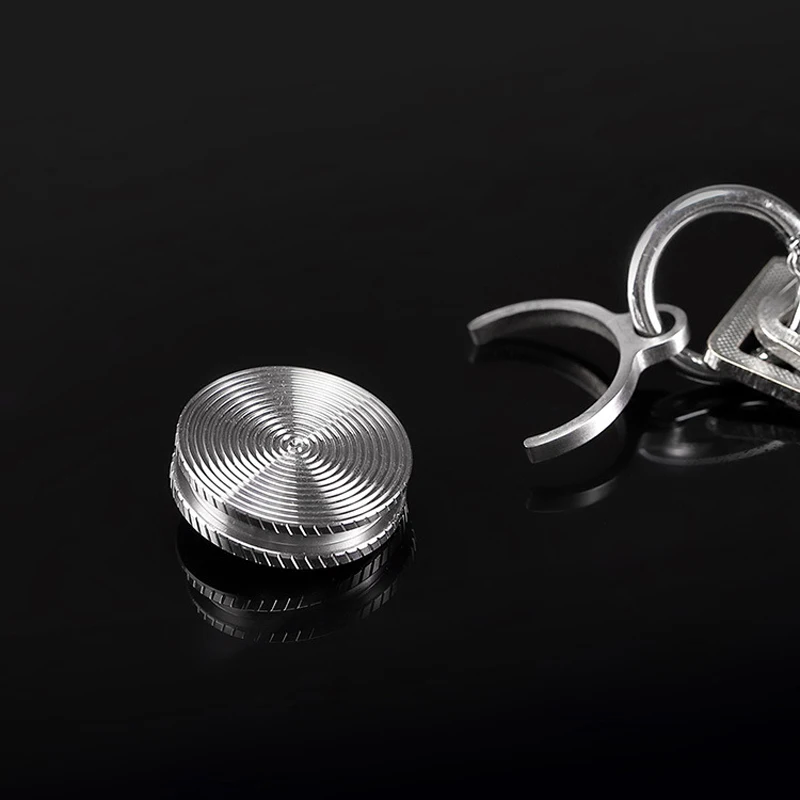 

Transfer Good Luck Coin Gyro pendant Men Car Key Chain Women Accessories Cute Bag Pendant Key Ring desk Gyro Pocket Toy Gifts