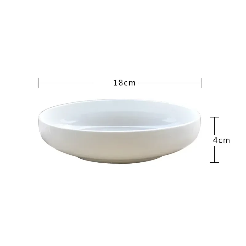 High Quality White Porcelain Bone Appetizer Dessert Bread Salad Butter Side Plate Dinner Creative Ceramic Dish