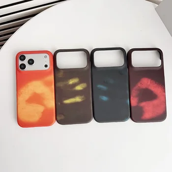 Thermal Sensing Color Changing Phone case for iPhone 17 Air 16 15 14 Plus 13 12 11 Pro Max with Wonderful Sensation Shock Cover 1