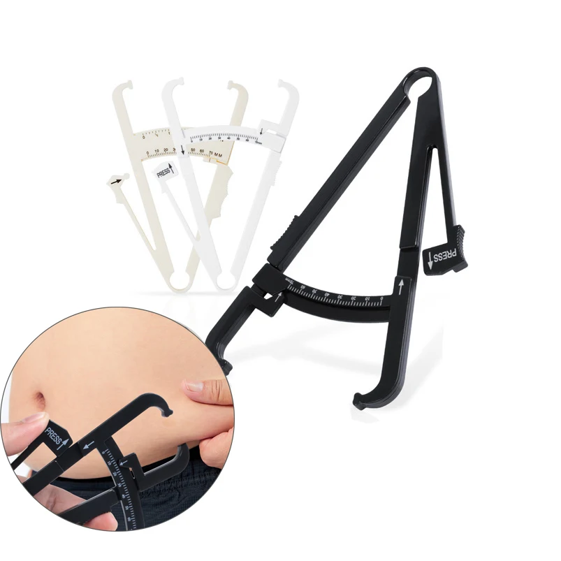 

Dual Body Fat Caliper Mass Tape Clip Personal Body Fat Loss Tester Measurement Tool Clamp Fat Thin Graph Skin Test Instrument