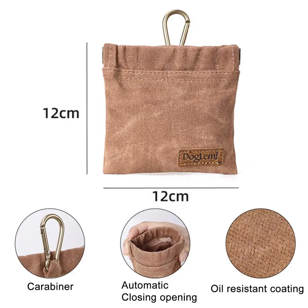 Dog Treat Bag Portable Reflective Outdoor Dog Treat Pouch for Training Feeding Bag Detachable Pet Trainer Waist Supplies