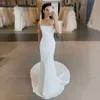 Mermaid Wedding Dresses Different Shoulder Strap Brides Dress Customized Women Simple Bridal Gown 2025 Rode De Morrie 1