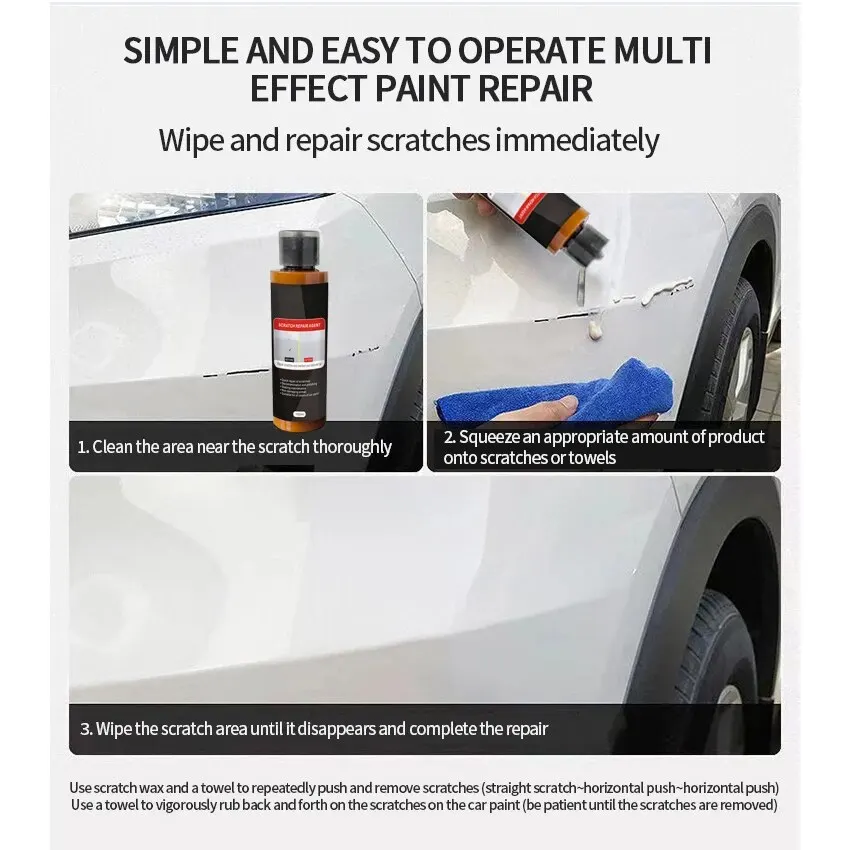 Car Scratch Repair Fluid Car Scratch Wax Polishing Wax Paint Decontamination