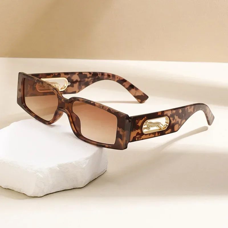 Brand Rectangle Sunglasses UV400