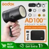 Godox AD100Pro 100Ws TTL 2.4G HSS 1/8000s Pocket Flash Light with 7.2V/2600mAh Lithium Battery 360 Full Power Flashes 0.01-1.5s 1