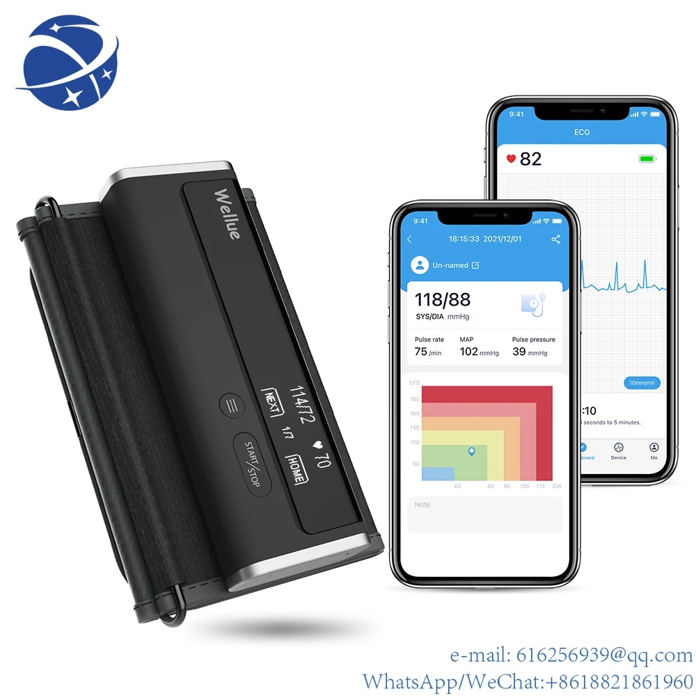 

Viatom BP2 Wifi Bluetooth Ai Analyze Automatische Bovenarm Tensimeter Digitale Ecg Ekg Hart Bp Machine Bloeddrukmeter