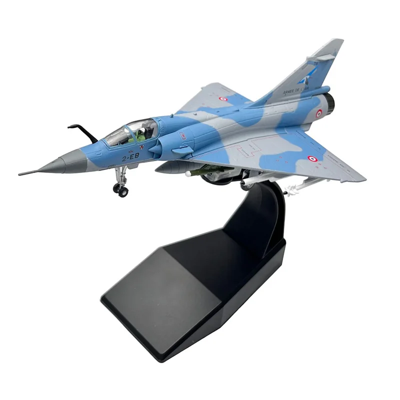 1:100 France Mirage 2000 Fighter Toy Jet Aircraft Metal Military Diecast Plane Model for Collection or Gift simulation 1 2000 aviation ship with sound and light pull back alloy ship model ornaments alloy hull plastic bottom
