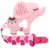 Girls pink teething toys, creative simulation remote control design teether , 3-12 months baby, food-grade silicone material 6