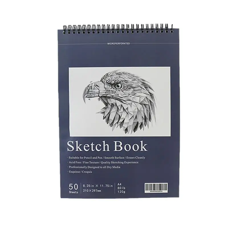 

Альбом для рисования на спирали, профессиональная утолщенная многофункциональная тетрадь для рисования и эскизов