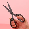 Sewing Scissors Stainless Steel Blade Safe Cutter Black Coating Non-Stick For Paper Hand Craft Scissors Stationery Scissors 3