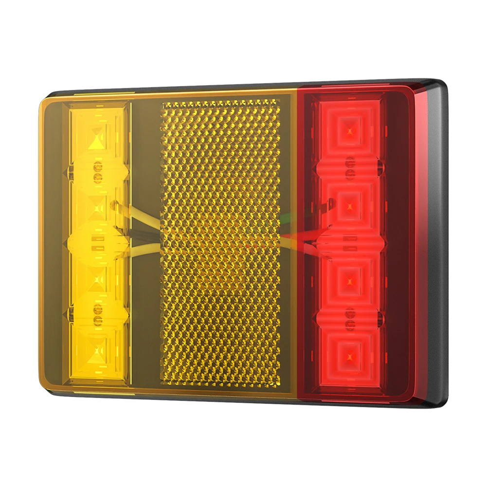 

12V Rear Stop LED Lights Tail Brake Indicator Lamp Trailer Truck Van Light