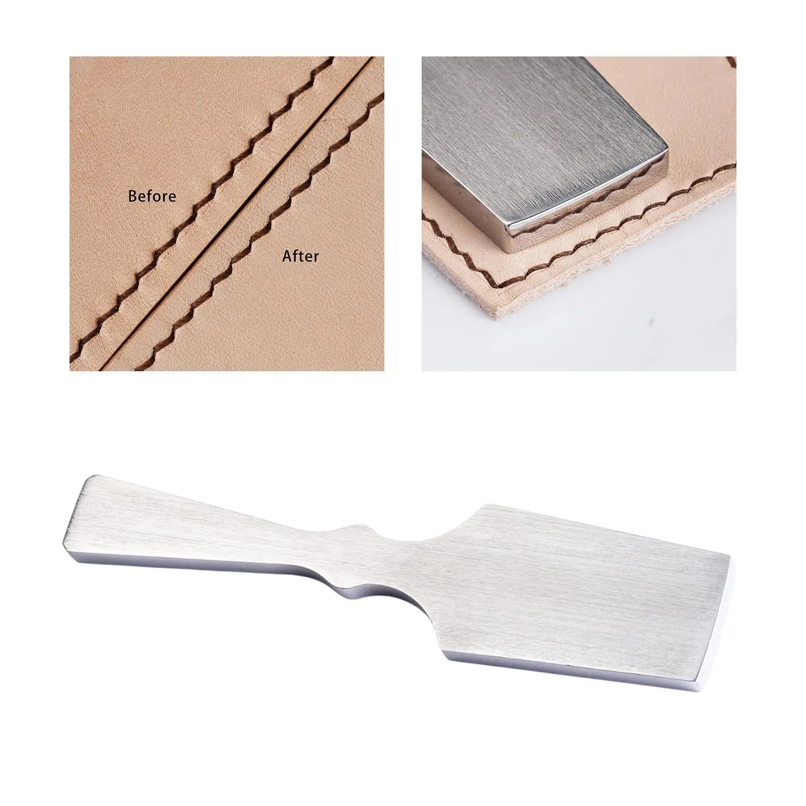 Leather Stitching Finishing Auxiliary Tool Metal Manual Stone Washing Hand Suture Stitch Knocker Thread Embedding Auxiliary Tool