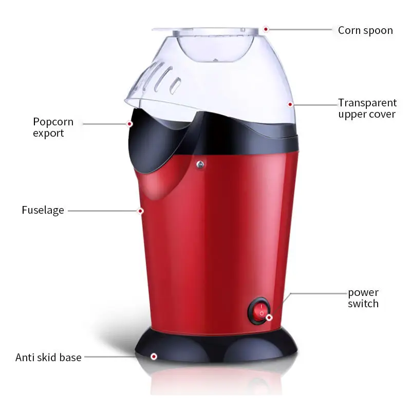 Home children's popcorn machine automatic popcorn machine Foreign trade European rules American rules The