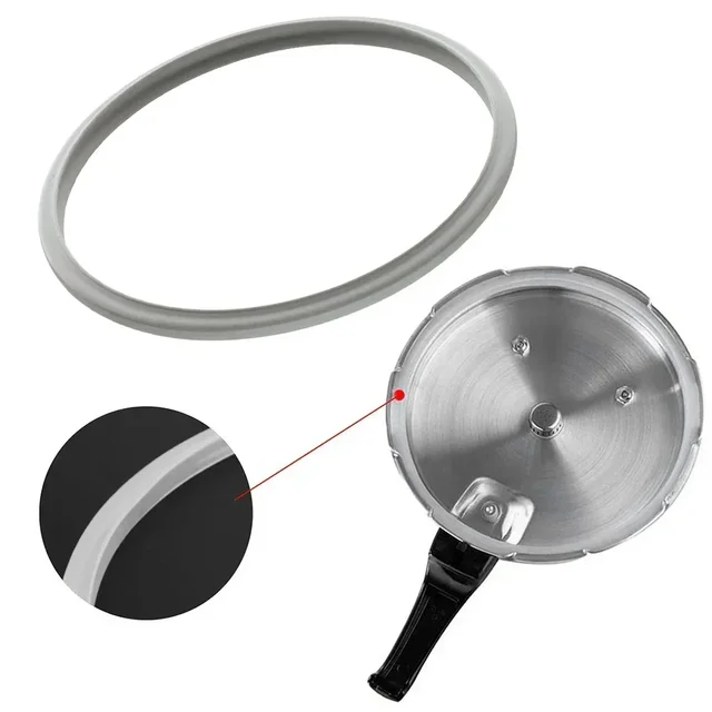 Pressure Cooker Sealing Silicone Home Pressure Cooker Seal O Ring Rubber Clear Replacement Gasket Cooking Tools18/22/24/26cm 3