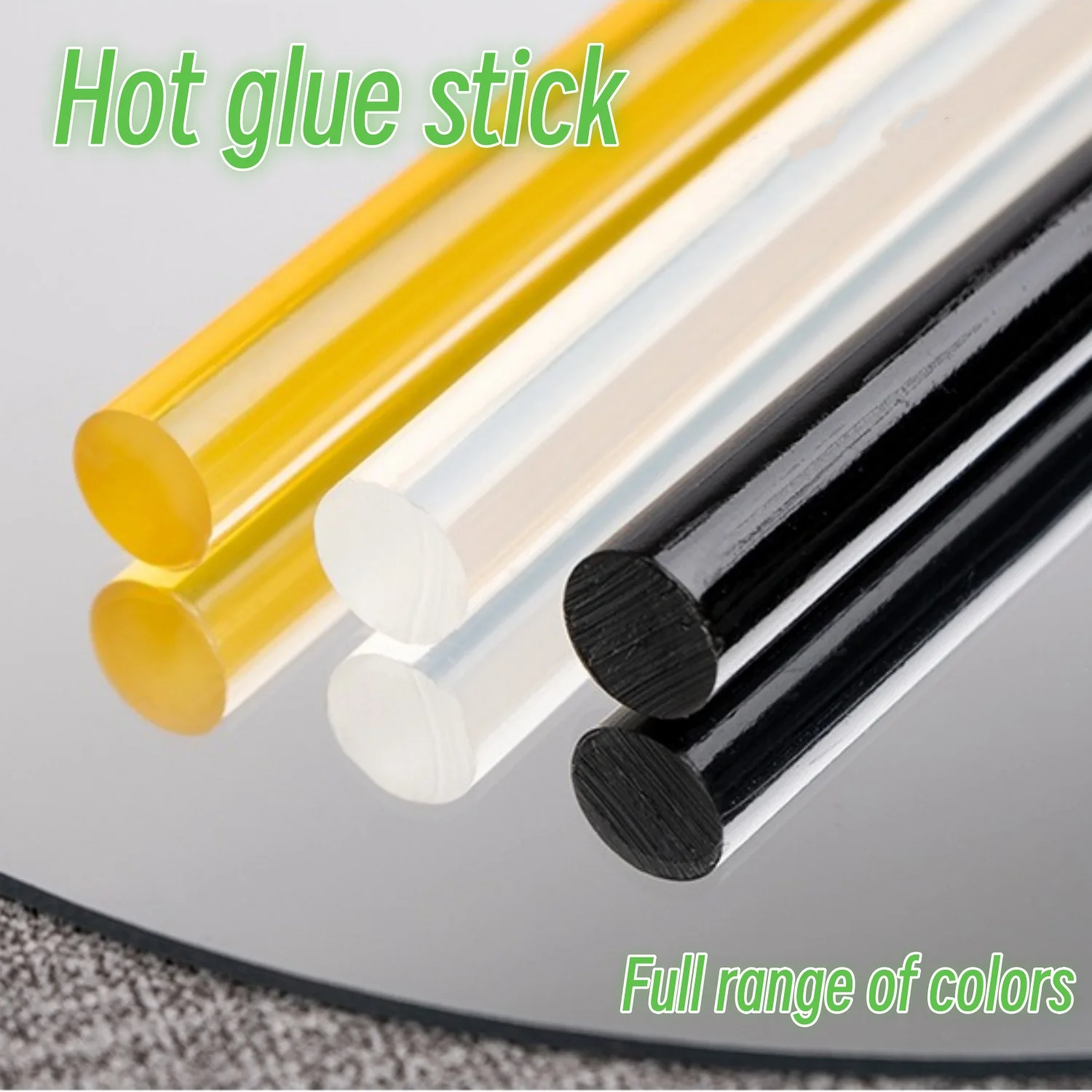 15-Pack Colorful Hot Glue Sticks, 7mm*100mm, Low Temp 70°C, Complete Color Range, Essential for DIY Crafts 4