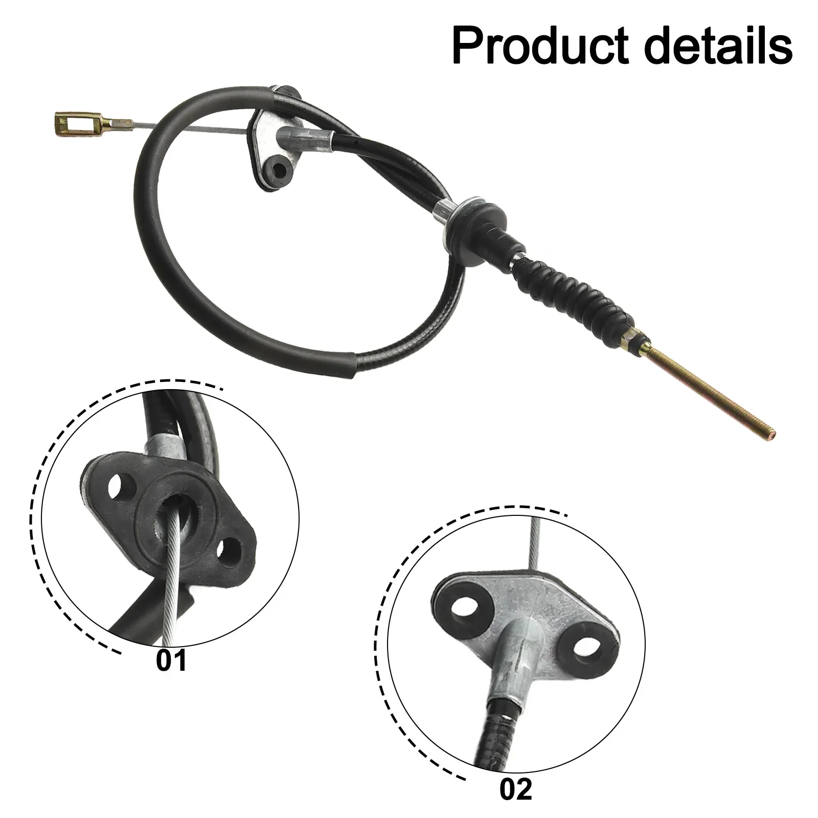 Clutch Cable for Chevrolet Spark M300 Versions 2009-2015 No 96683849