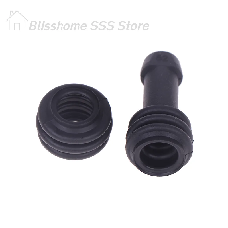 【S】2PCS 브레이크 상부 및 하부 펌프 캘리퍼 충격 흡수 장치 슬리브 더스트 커버 고무 디스크 방수 캡 오토바이 부품