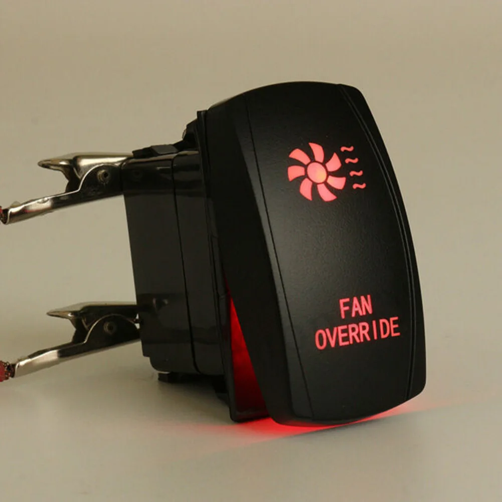 1pcs Brand New Car Rocker Switch Car Accessories Rocker Switch Control 5 Pin Auto Fan Override For ATV UTV