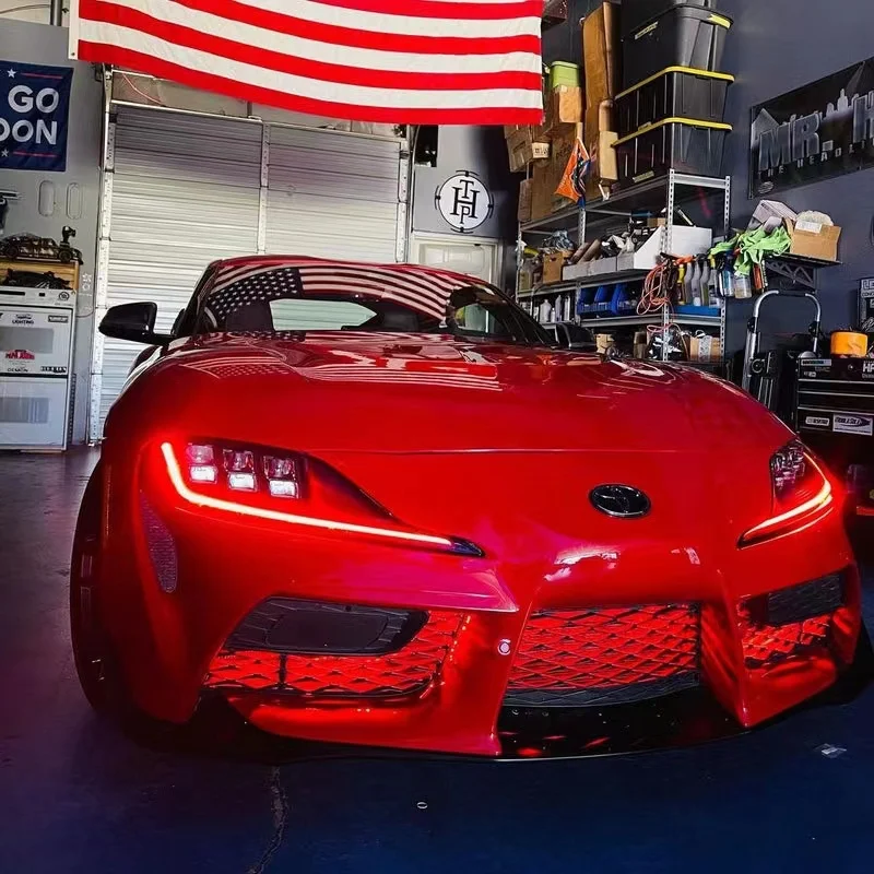 Icedriver-トヨタ用マルチカラーデイタイムランニングライト、tota90