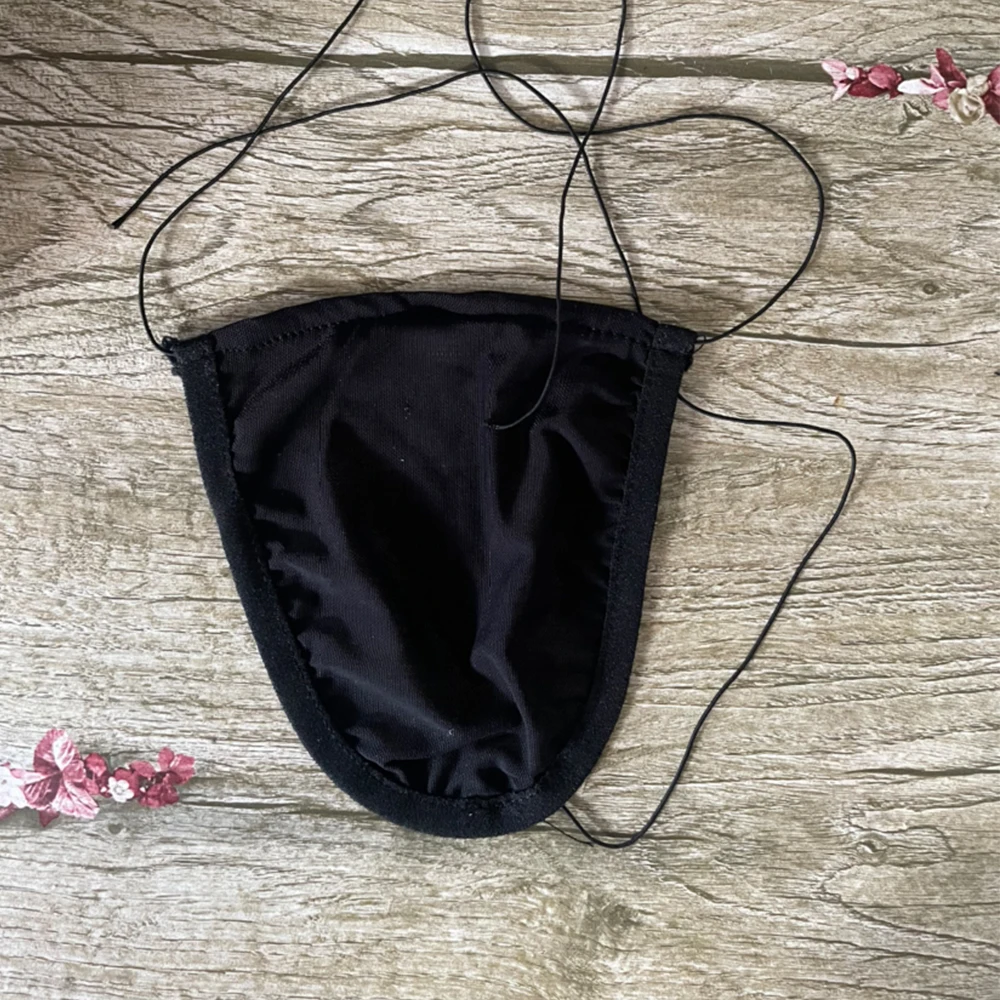 Hot Mens Tiny String Thong Colors Sexy Lace Up Pouch G-String Sheer Ultra-thin Bikini Briefs Soft Silky C-thru Underwear A50