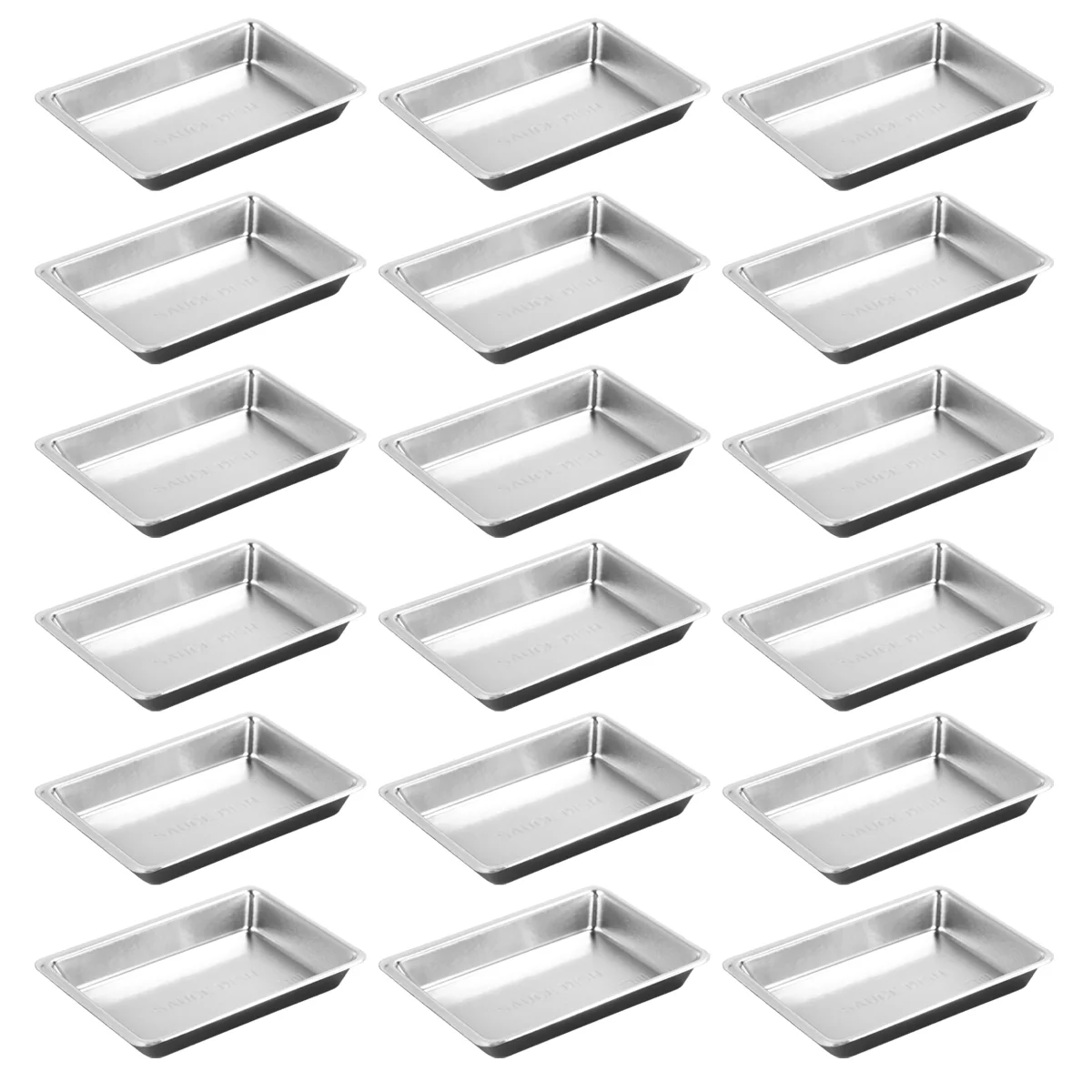100pcs Sauce Dish Dipping Soy Condiment Dishes Take- out Sushi Plate Seasoning Trays Appetizer Snack Dipping Bowls