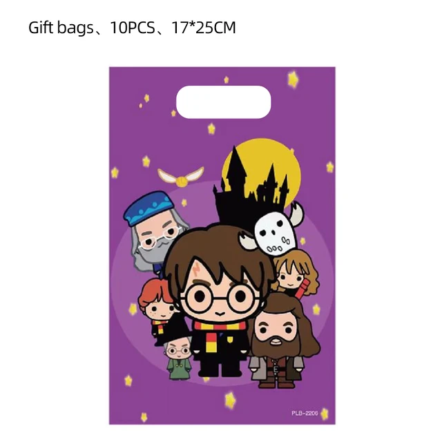 Set Stoviglie Harry Potter 82 Pezzi - Piatti, Bicchieri, Tovaglioli E Tovaglia, Per Feste