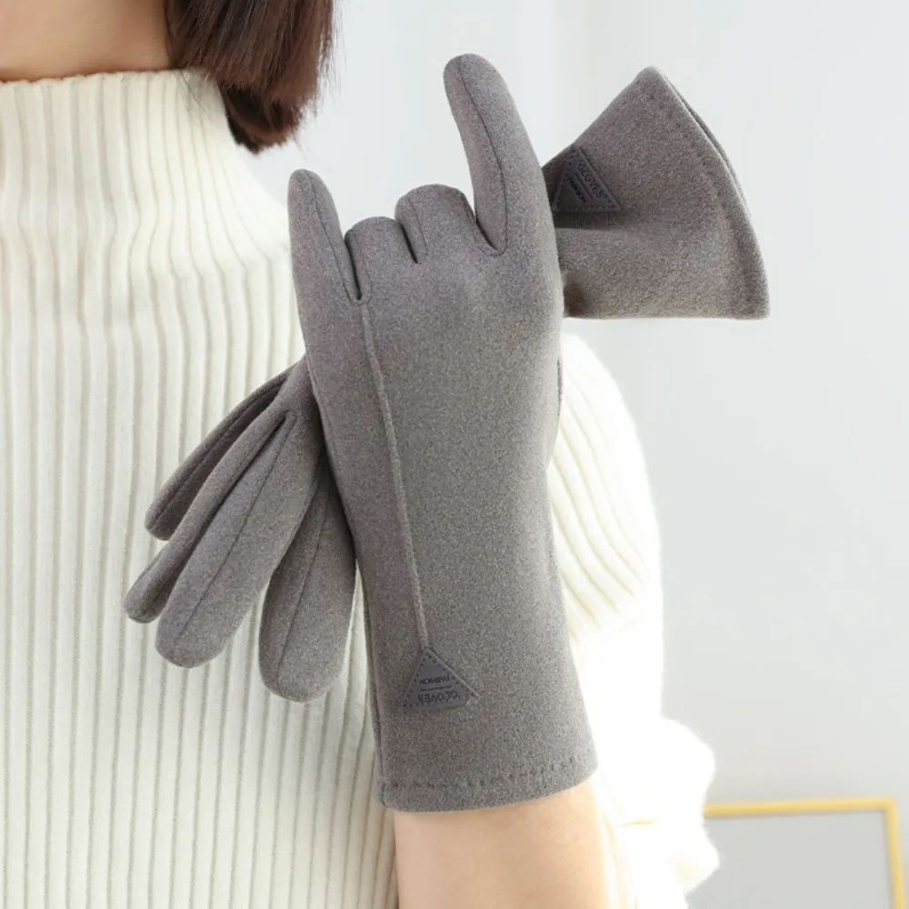 New Touchable Screen Winter Gloves Warm Full Finger Driving Mittens Touch Screen Gloves Outdoor Sports