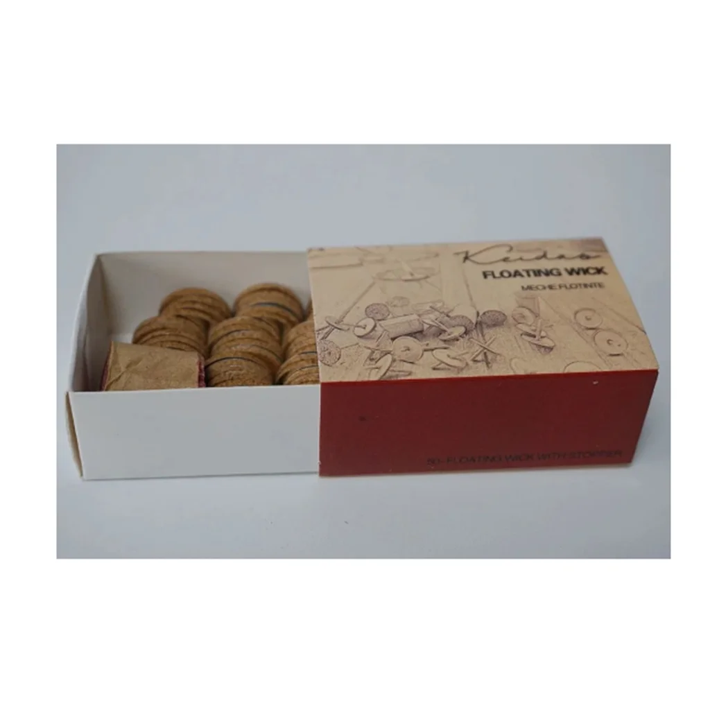 Keidas Floating Oil Wicks CORK WICK or Floating Candles Cork Candle