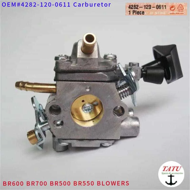 Br600 Carburatore 4282-120-0611 4282/11 100347C Per Stihl Br500 Br550 Br700 Soffianti Zama Oem Carb C1Q-S183 Drop Shipping Gratuito