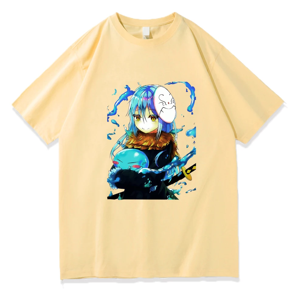 Tensei Shitara Slime Datta Ken Anime Unisex Short Sleeve Casual T-shirt  Tops #A6