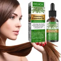 Huile essentielle de romarin, produits pour la croissance des cheveux, produits capillaires biologiques, huile de renforcement des cheveux du cuir chevelu pour nourrir les cheveux brillants et sains 2
